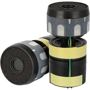 2piece microphone core plastic for beta58 استبدال كبسولة الميكروفون اللاسلكية ، الأسود ، 500373528
