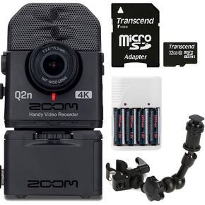 Teds Electronics Zoom Q2n-4K Ultra High Definition Handy Video Recorder + Accessory Kit