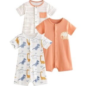 Yoofoss Baby Boy and Girl Romper 0-12 Months 100% Organic Cotton