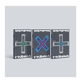 TXT The Chaos Chapter: Freeze 4th Mini Album عشوائي Ver 1p ملصق على Pack+88p Photobook+2p ملصق+كتاب غنائي+32p خلف الكتاب+1p photocard+1p بطاقة OS+1p Post+Tracking