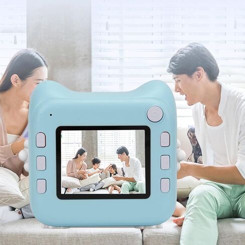 CCYLEZ Instant Print Camera, Thermal Printing, 48MP, Blue in Saudi Arabia