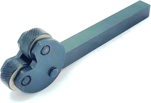 Buyohlic 2 Wheel Pivot Head Knurling Tools Pattern 1/2" Sq. Shank (Pitch 2.0 mm) in Saudi Arabia