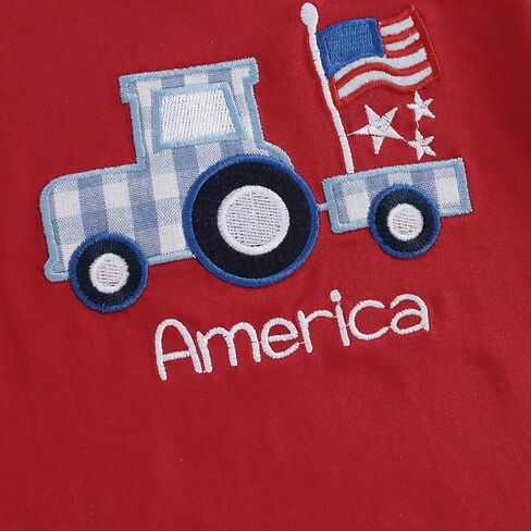 Toddler Baby Boy 4th of July Outfits Usa Short Sleeve T Shirt Tops and Stars Shorts Independence Day Clothes in Saudi Arabia