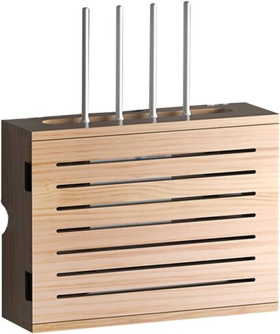 Wall-Mounted Bracket Wall Mount Floating WiFi Router Shelf Storage Wall Mount Shelf Bracket Home and Office WiFi Router Adjustable Cable Box (Color: Youse Size: 52.5x42.5x10cm) (Youse 52.5x42.5x10cm) in Saudi Arabia