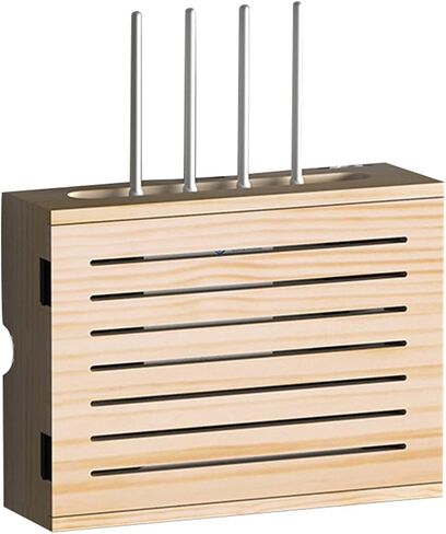 Wall-Mounted Bracket Wall Mount Floating WiFi Router Shelf Storage Wall Mount Shelf Bracket Home and Office WiFi Router Adjustable Cable Box (Color: Youse Size: 52.5x42.5x10cm) (Youse 52.5x42.5x10cm) in Saudi Arabia