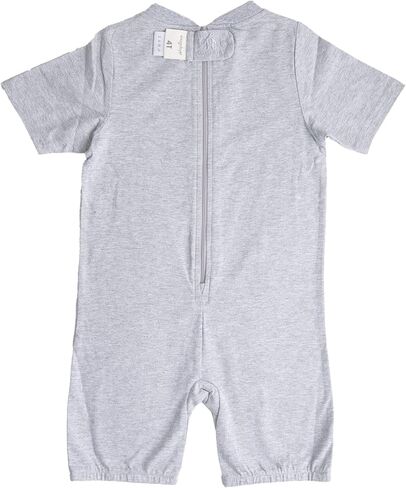 Snugabye Kids Adaptive, Anti-Strip Back-Zip Lightweight Romper Made With 100% Organic Cotton | Designed for Special Needs in Saudi Arabia