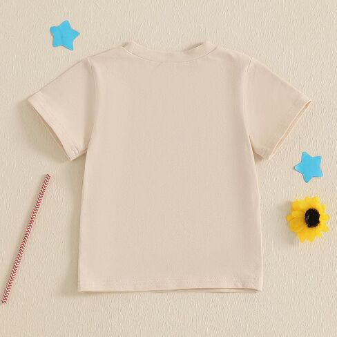 Toddler Baby Boy 4th of July T-Shirts American Flag Shirt Patriotic Top Short Sleeve Tees Memorial Day Shirt Clothes in Saudi Arabia