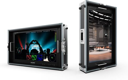 LILLIPUT PVM220S-E Series 21.5" Live Stream Recording Monitor with 3 Push 1 Pull Stream and 3D-LUT, HDR, Gammas, Waveform, Vector.. (PVM220S-E-VBP-CC V Mount Plate+ Case) in Kuwait
