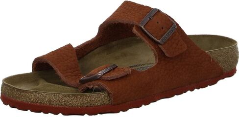 Birkenstock Arizona Nubuck Leather Sandals - Iconic Two-Strap Design with Soft Footbed Comfort - Multiple Colors & Sizes in Saudi Arabia
