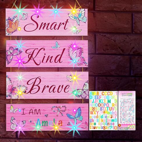 ديكور غرفة Unicorn Castle Girls Decor مع LED LED LED Inspirational Room Decor in Kuwait