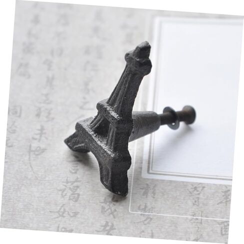 2pcs Eiffel Tower Knobs Countryside Themed Pull Handles for Boys and Girls Rooms Durable Cast Cabinet Hardware Charming Home Decor for Cabinets in Kuwait