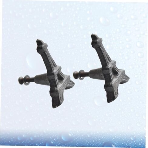 2pcs Eiffel Tower Knobs Countryside Themed Pull Handles for Boys and Girls Rooms Durable Cast Cabinet Hardware Charming Home Decor for Cabinets in Kuwait