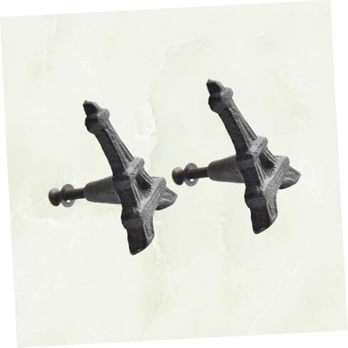 2pcs Eiffel Tower Knobs Countryside Themed Pull Handles for Boys and Girls Rooms Durable Cast Cabinet Hardware Charming Home Decor for Cabinets in Kuwait