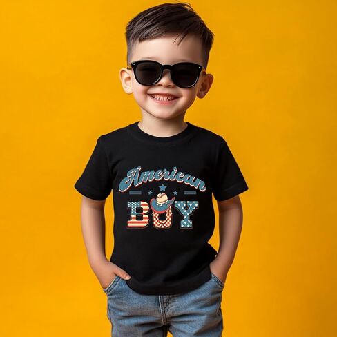 Funny 4th of July Shirt Toddler Kids Boys Girls Patriotic USA Shirt, Red White and Blue Shirt 2-8T in Saudi Arabia