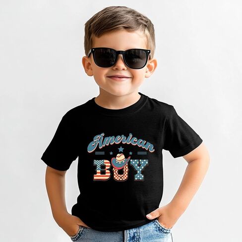 Funny 4th of July Shirt Toddler Kids Boys Girls Patriotic USA Shirt, Red White and Blue Shirt 2-8T in Saudi Arabia