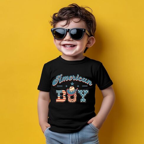 Funny 4th of July Shirt Toddler Kids Boys Girls Patriotic USA Shirt, Red White and Blue Shirt 2-8T in Saudi Arabia