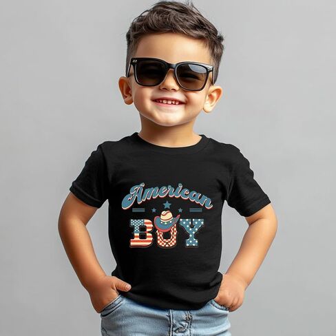 Funny 4th of July Shirt Toddler Kids Boys Girls Patriotic USA Shirt, Red White and Blue Shirt 2-8T in Saudi Arabia