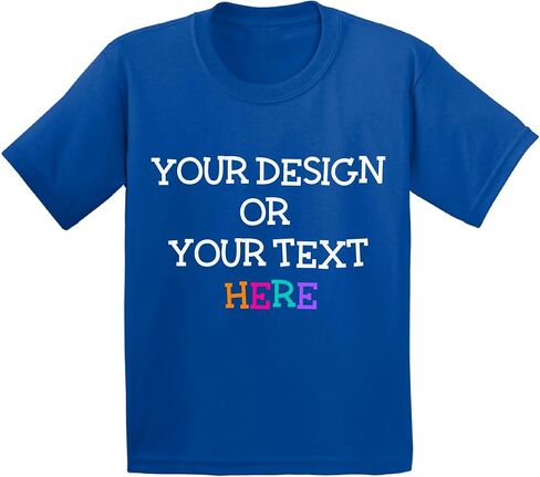 Custom Baby Shirt for Boys Girls Personalized Your Own Image Photo Text T-Shirt Front Print ONLY in Saudi Arabia