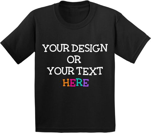 Custom Baby Shirt for Boys Girls Personalized Your Own Image Photo Text T-Shirt Front Print ONLY in Saudi Arabia