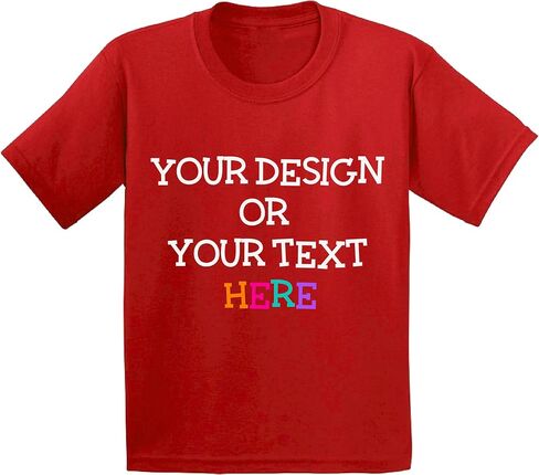 Custom Baby Shirt for Boys Girls Personalized Your Own Image Photo Text T-Shirt Front Print ONLY in Saudi Arabia