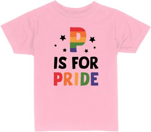 P is for Pride Toddler Kids T-Shirt in Saudi Arabia