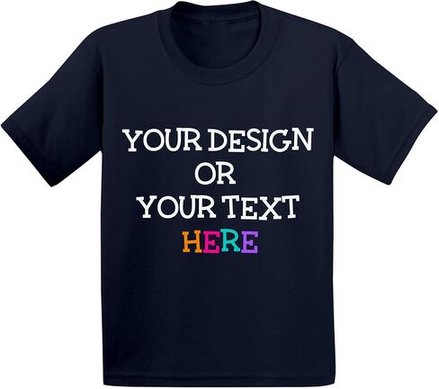 Custom Baby Shirt for Boys Girls Personalized Your Own Image Photo Text T-Shirt Front Print ONLY in Saudi Arabia