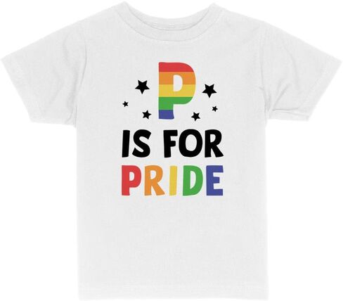 P is for Pride Toddler Kids T-Shirt in Saudi Arabia