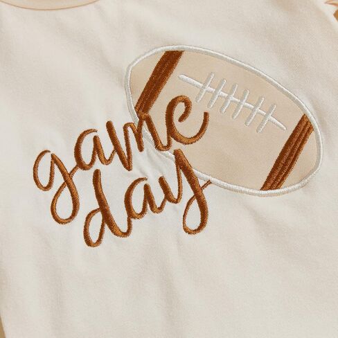 Adobabirl Toddler Baby Boy Football Outfit Short Sleeve Rugby Embroidery Tshirt with Plaid Shorts Boutique Summer Clothes in Saudi Arabia