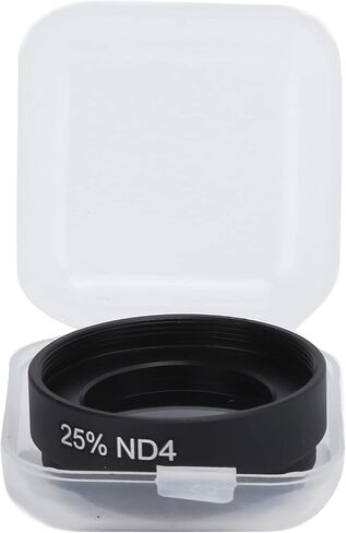 1.25 Inch Telescope Moon Filter ND2 Neutral Density Filter for 1.25 Eyepiece - 52% Light Reduction - Aluminum Alloy Frame - Compatibility for Various Telescopes (25% ND4) in Saudi Arabia
