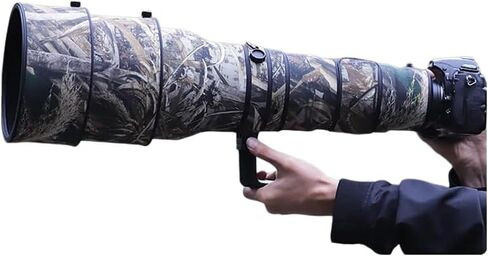 CHASING BIRDS Camouflage Waterproof Lens Coat for Nikon AF-S 600mm F4 G ED VR Rainproof Lens Protective Cover (Green Leaf Camouflage, with 1.4X TC (TC-14E III)) in Saudi Arabia