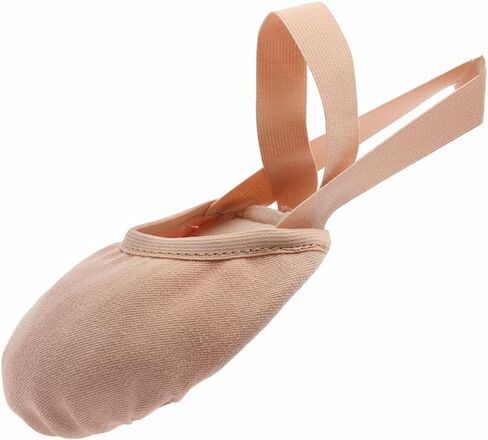 MSMAX Women's Half Soles Dance Shoes Canvas Pirouette Shoes for Contemporary,Ballet,Jazz,Gymnastics,Turners in Saudi Arabia