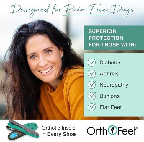 Orthofeet Women's Orthopedic Leather Emily Casual Shoes in Saudi Arabia