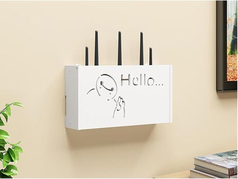 WIFI علامة التوجيه مربع WIFI التوجيه مربع تخزين مربع عائم رفوف الجدار رف الجدر in Kuwait