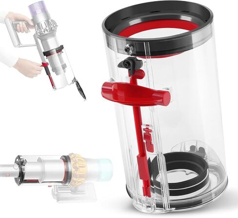 Dust Bin Replacement Parts for Dyson,For V7 V8 SV10 SV11 Detect Slim, Vacuum Cleaner Canister Bin Accessories Part,Clear Bin Attachments Can Hold Animal Pet Hair l.No.967699-01 in Saudi Arabia