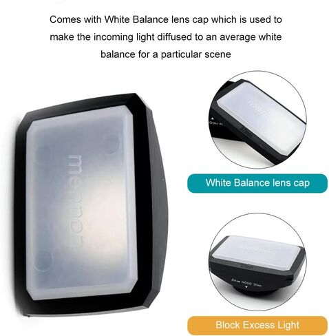 30/37/43/46/49/52/58/62/67/72/77mm Square Lens Hood Cap Set,16:9 Wide Angle Video Camera Lens Shape Screw Mount Rectangular Lens Hood with White Balance Cap (77mm) in Kuwait