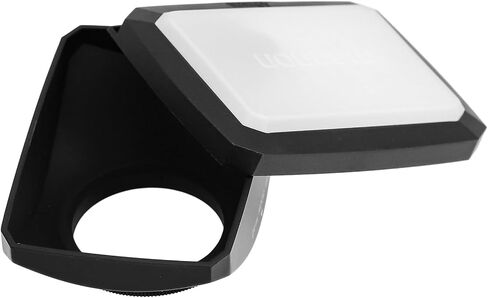 30/37/43/46/49/52/58/62/67/72/77mm Square Lens Hood Cap Set,16:9 Wide Angle Video Camera Lens Shape Screw Mount Rectangular Lens Hood with White Balance Cap (77mm) in Kuwait