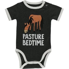كسول واحد لطيف للجنسين bodysuit ، تصاميم الحيوانات اللطيفة ، 6-18 أشهر