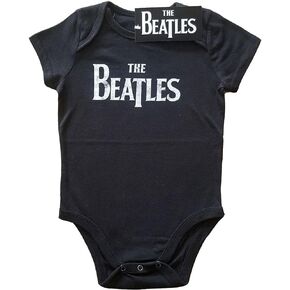 The Beatles Kids Baby Grow: Drop T Logo - 24 Months - Black