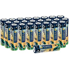 Synergy Digital Camcorder Batteries, Compatible with Sakar Hello Kitty Camcorder, (Ni-MH, 1.25V, 2800mAh), Combo-Pack Includes: 24 x AA Rechargeable Batteries