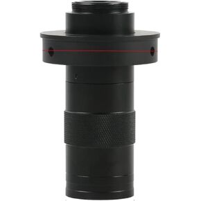 Adjustable 180X 120X 300X 200X 130X Zoom C Mount Lens 0.7X~4.5X Magnification 25mm for HDMI USB Industry Video Microscope Camera(130X)