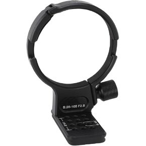 Lens Collar Replacement Foot Tripod Mount Ring Stand Base with 70mm Built in Arca Type Quick Release Plate, for DG DN Art F2.8 28-105mm Lenses RJ090