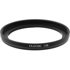 FA-DC58C حلقة محول مرشح العدسات لكاميرا PowerShot G1X لمرشحات 58 مم ، وعدسة محول المرشح المعدني 58 ملم
