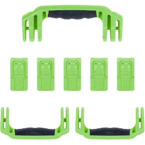 Pelican 1606 Replacement Handle & Latch Set by ColorCase - Blue Handles & Push Button Latches
