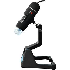 ARTIBETTER High Definition 2 Million Pixels USB Digital Microscope 25-600X Magnifier with Led Light for Repair, Inspection, Jewelry, Coins
