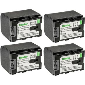 Kastar BN-VG121 Battery 3-Pack Replacement for JVC GZ-MS110BUS GZ-MS110U GZ-MS118 GZ-MS150 GZ-MS210 GZ-MS210AEK GZ-MS210AEU GZ-MS210BEU GZ-MS210BUC GZ-MS210SEK GZ-MS210SEU GZ-MS210U GZ-MS215 Camera