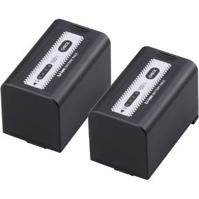2 Units VW-VBD58 Batteries and AC/DC Charger Compatible With Panasonic AG-VBR59, BGH1, HC-X1, HC-X1500, HC-X2000, AG-CX10, AG-CX350, AG-UX180, AG-AC30, AG-UX90, AG-DVX200, HC-MDH3E, AJ-PX270, AJ-PX230