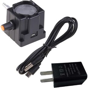 USB White LED Microscope Light, Adjustable Biological Microscope Lamp Source