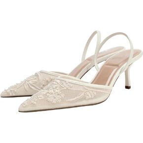 Mesh Slingback Pumps Shoes for Women