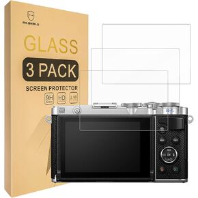 Mr.Shield Screen Protector compatible with OLYMPUS PEN E-P7 EP7 [Tempered Glass] [3-PACK] [Japan Glass with 9H Hardness]