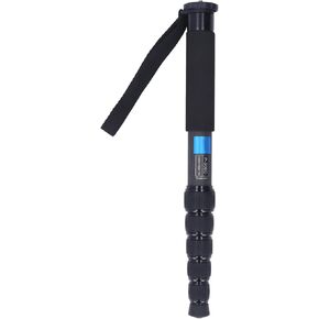 monopod الكاميرا ، 6 قسم مونوبود ألياف الكربون ، monopod monopod monopod slr كاميرا SLR للتصوير الفوتوغرافي للتصوير الفوتوغرافي في الهواء الطلق تسلق الجبال